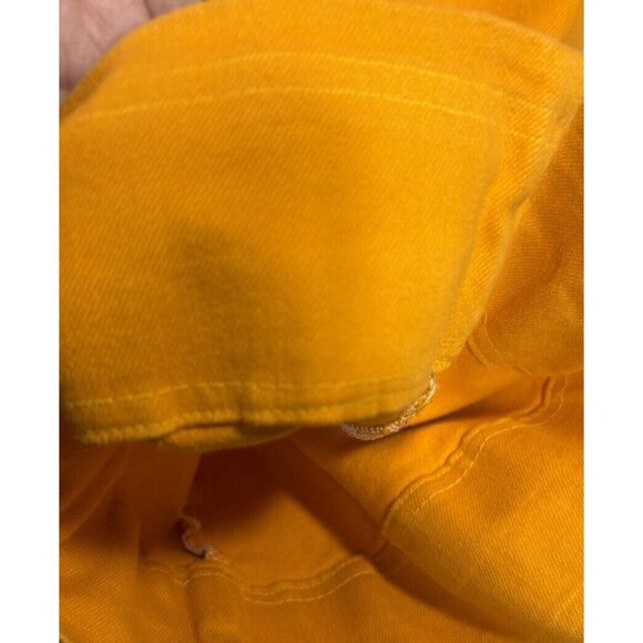 Alice + Olivia 25 Beautiful High Rise Bell-Bottom Jeans Orange Flare Denim Pant - Picture 7 of 7